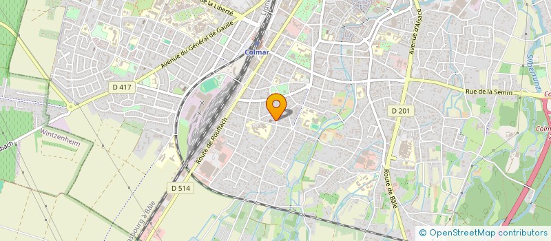 localisation de l'entreprise PYDM  COLMAR