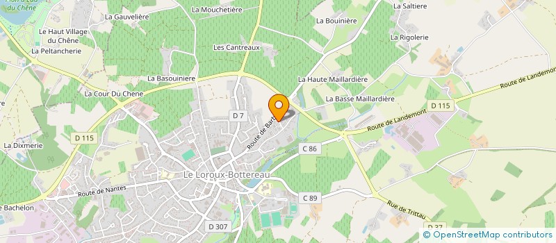 localisation de l'entreprise PYE  LA REMAUDIERE