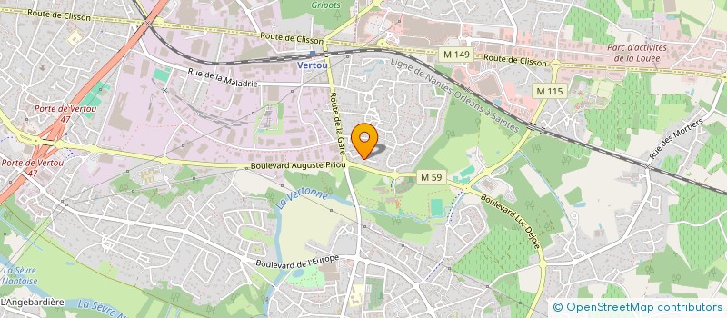 localisation de l'entreprise PYG SARL à VERTOU