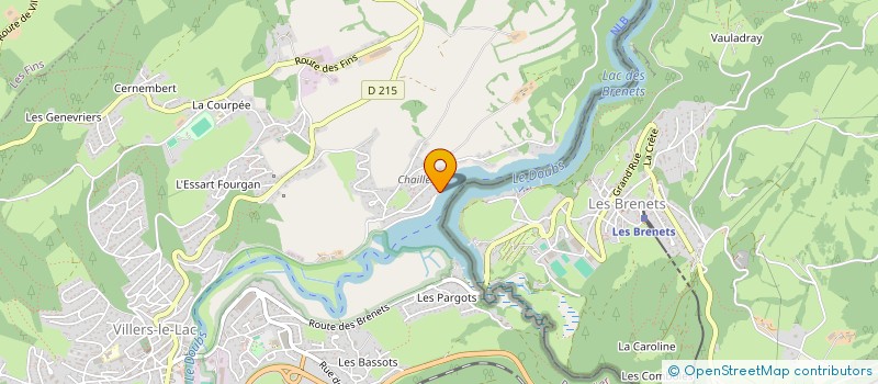 localisation de l'entreprise PYGARGUE à VILLERS LE LAC