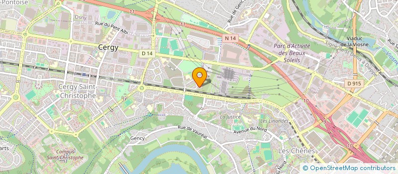 localisation de l'entreprise PYGARGUE CONSULTING  CERGY