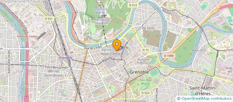 localisation de l'entreprise PYGMA à GRENOBLE