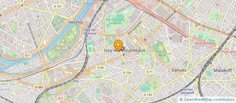 localisation de l'entreprise PYGMALION à ISSY-LES-MOULINEAUX