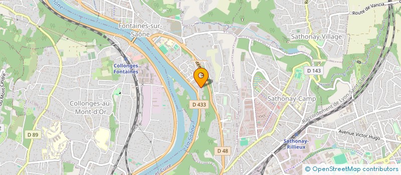 localisation de l'entreprise PYGMALION  FONTAINES-SUR-SAONE