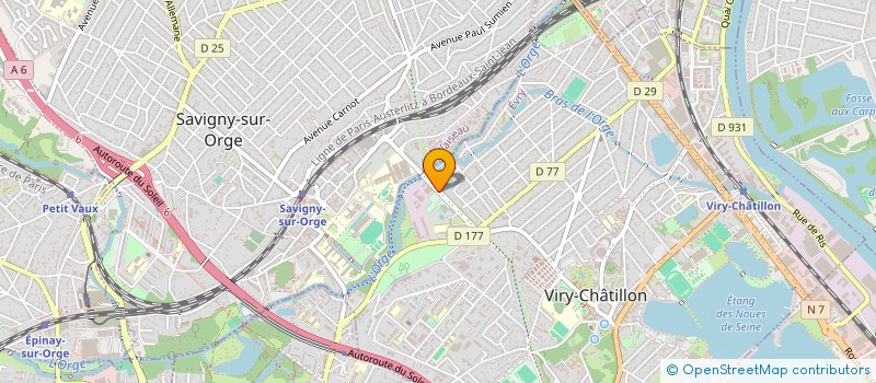 localisation de l'entreprise PYGMALION HOLDING à VIRY-CHATILLON