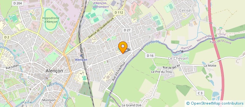 localisation de l'entreprise PYGMALION LES BAINS-DOUCHES à ALENCON