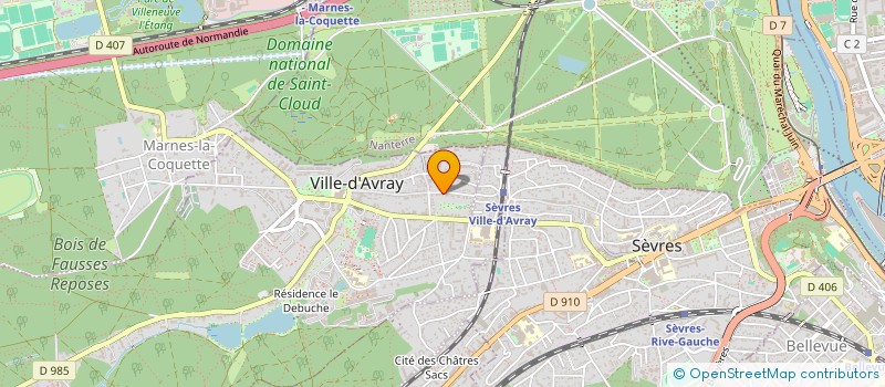 localisation de l'entreprise PYGMALION RECORDS  VILLE-D'AVRAY