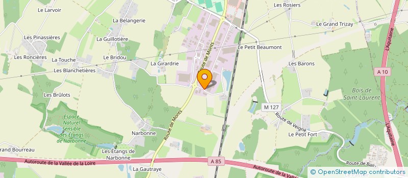 localisation de l'entreprise PYGMATEC  TOURS