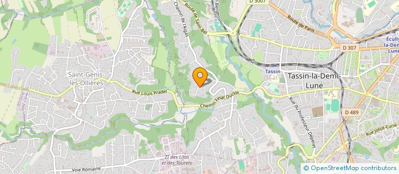 localisation de l'entreprise PYGUIF  TASSIN-LA-DEMI-LUNE