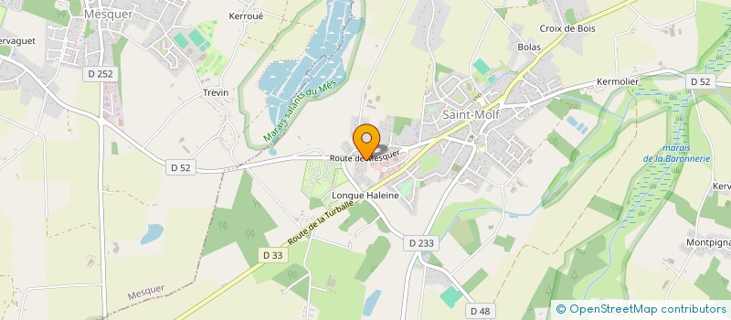 localisation de l'entreprise PYH 01  GUERANDE