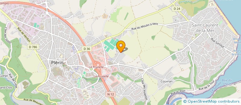 localisation de l'entreprise PYHD à PLERIN