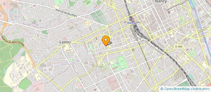 localisation de l'entreprise PYJAMARAMA ETC.  NANCY