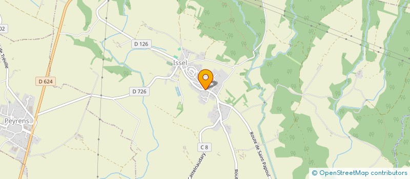 localisation de l'entreprise PYJEF 2  ISSEL