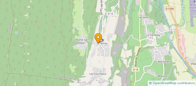 localisation de l'entreprise PYK  LE BOURGET-DU-LAC