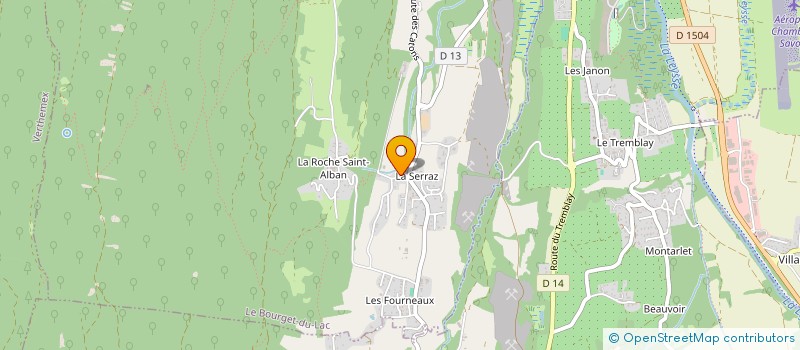 localisation de l'entreprise PYK & GIRLS  LE BOURGET-DU-LAC