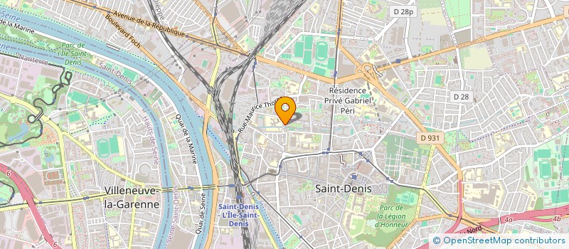 localisation de l'entreprise PYL 93 à SAINT-DENIS