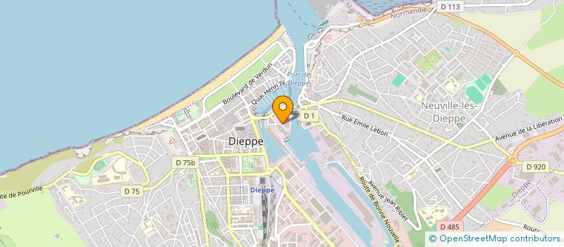 localisation de l'entreprise PYL CONCEPT à DIEPPE