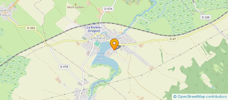 localisation de l'entreprise PYL MENUISERIE AGENCEMENT  LA RIVIERE-DRUGEON