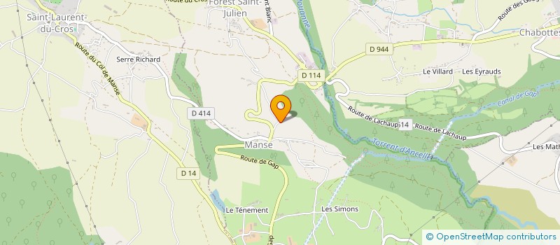 localisation de l'entreprise PYL POURROY  SAINT-LEGER-LES-MELEZES