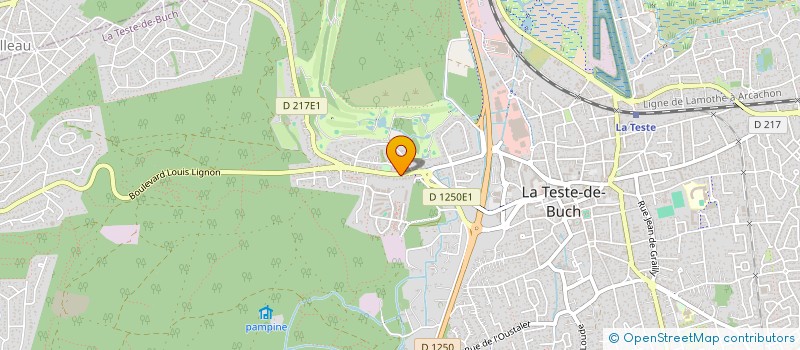 localisation de l'entreprise PYLA 33 à LA TESTE-DE-BUCH