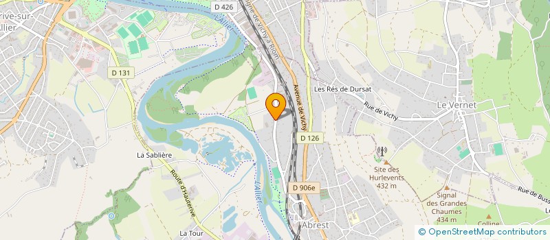 localisation de l'entreprise PYLA  ABREST