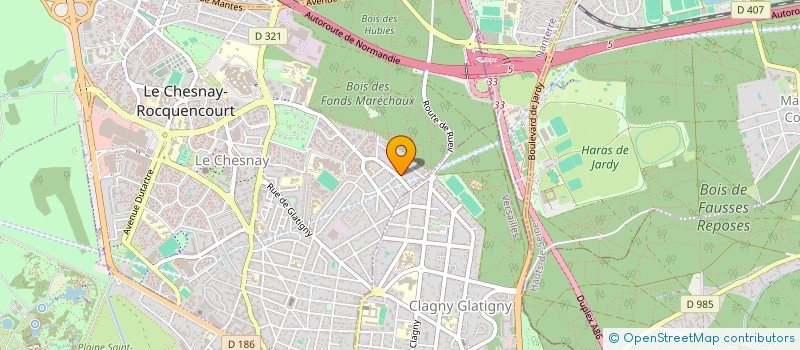 localisation de l'entreprise PYLA-DELAMEA  LE CHESNAY-ROCQUENCOURT
