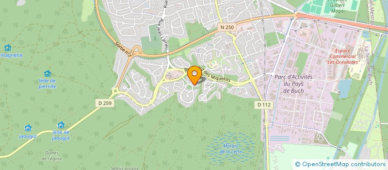 localisation de l'entreprise PYLA RECORDS  LA TESTE-DE-BUCH