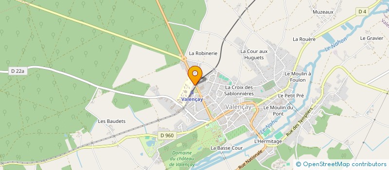 localisation de l'entreprise PYLAMAR à VALENCAY