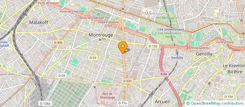 localisation de l'entreprise PYLANTRE  MONTROUGE