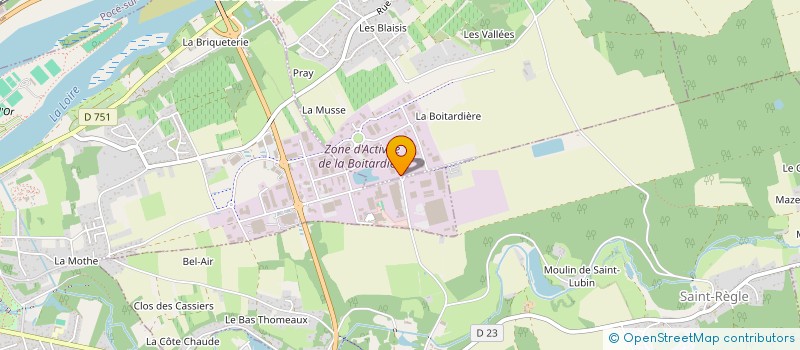 localisation de l'entreprise PYLED  AMBOISE