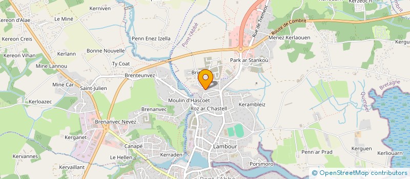 localisation de l'entreprise PYLEGO-ARCHI  PONT-L'ABBE