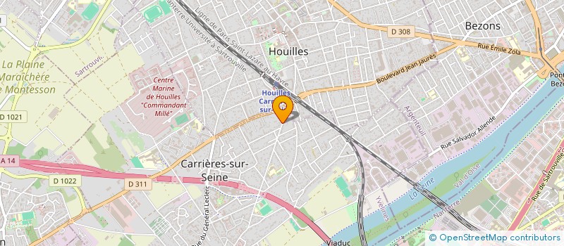 localisation de l'entreprise PYLEM  CARRIERES-SUR-SEINE