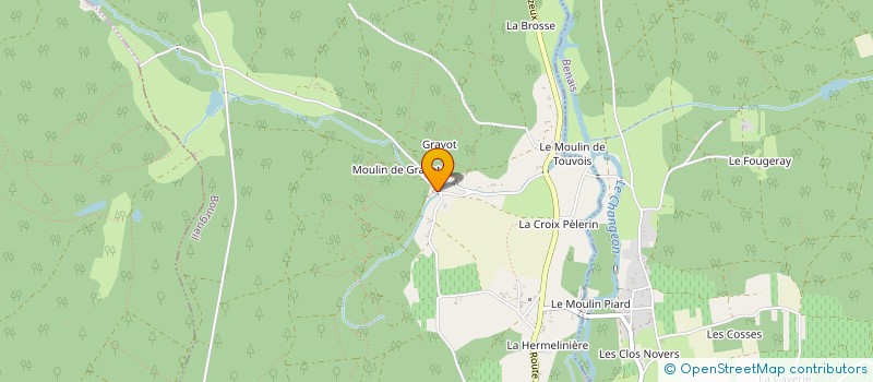 localisation de l'entreprise PYLO à BOURGUEIL