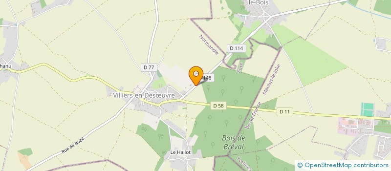 localisation de l'entreprise PYLOTIS  VILLIERS-EN-DESUVRE