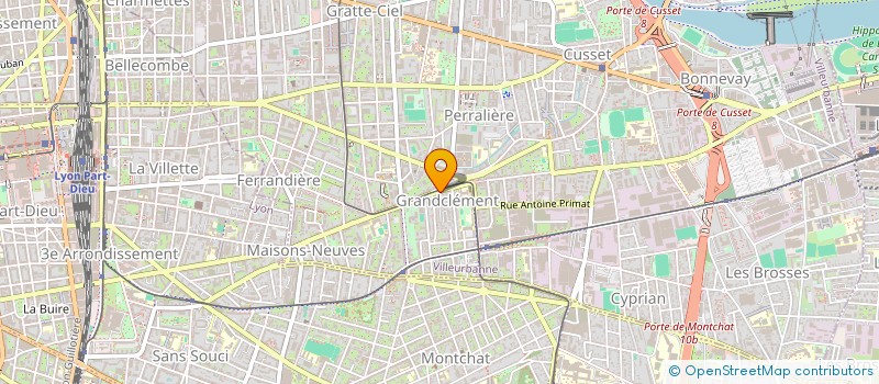 localisation de l'entreprise PYLOU  VILLEURBANNE