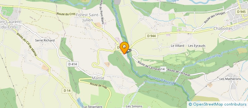 localisation de l'entreprise PYLPROD  SAINT-LEGER-LES-MELEZES