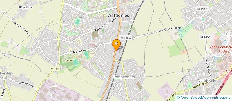 localisation de l'entreprise PYLYTL HOLDING  WATTIGNIES