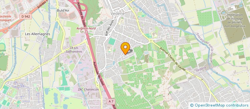 localisation de l'entreprise PYM CAFE  VEDENE