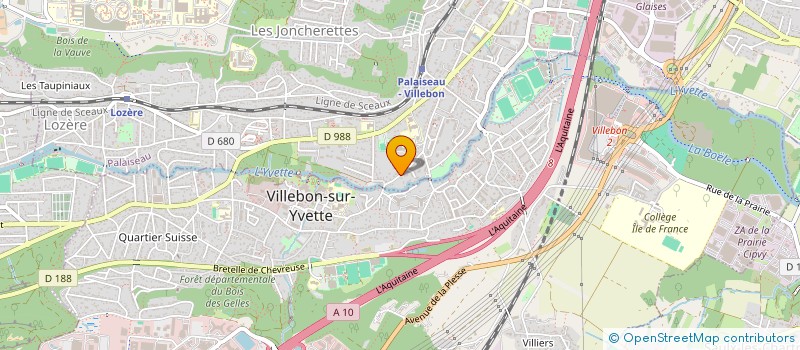 localisation de l'entreprise PYM CONSULTING à PALAISEAU