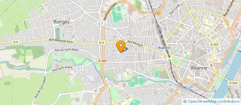 localisation de l'entreprise PYM ELEC à RIORGES