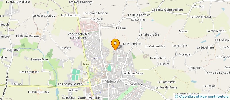 localisation de l'entreprise PYM INVEST  MELESSE