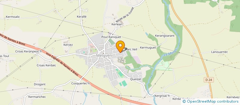 localisation de l'entreprise PYM2R IMMO  MELGVEN