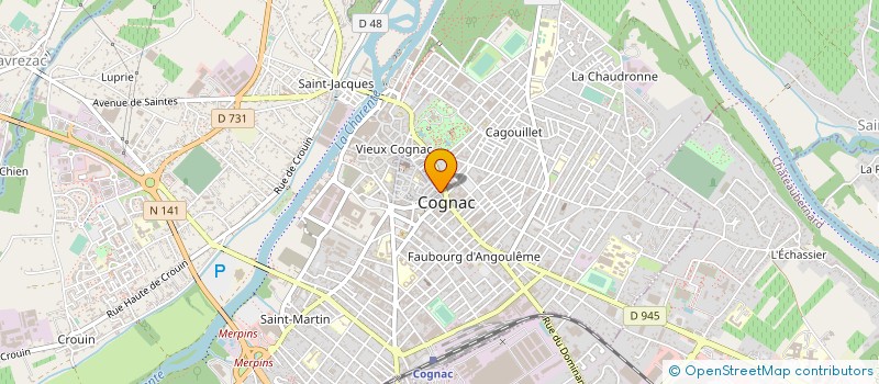localisation de l'entreprise PYMALISE à COGNAC