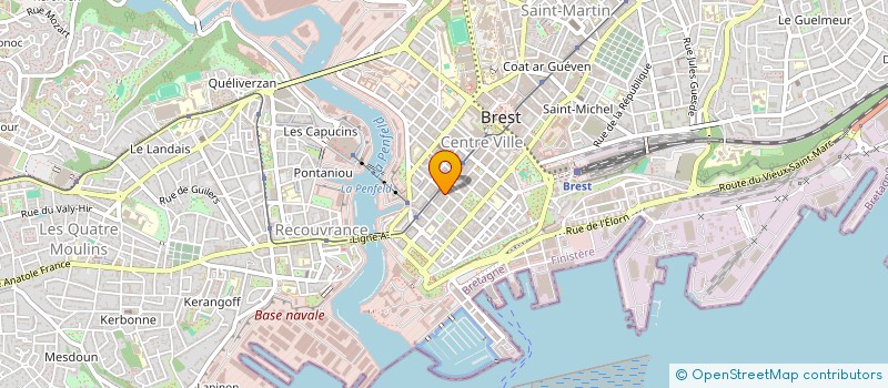 localisation de l'entreprise PYMAU à BREST