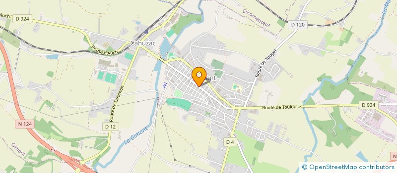 localisation de l'entreprise PYMAX  GIMONT