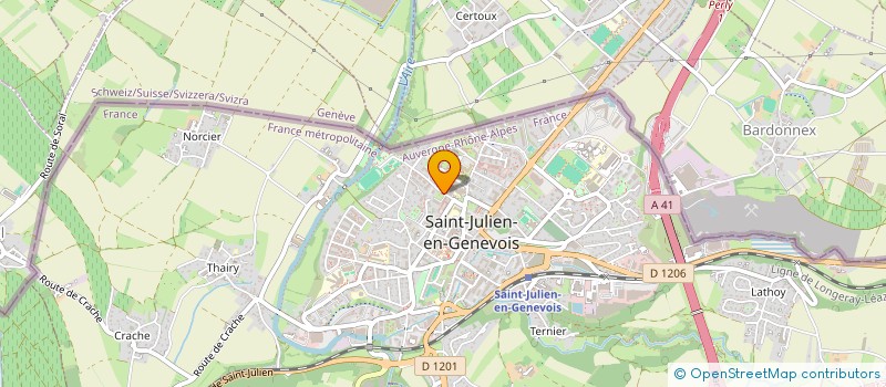 localisation de l'entreprise PYMMI  SAINT-JULIEN-EN-GENEVOIS