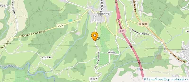 localisation de l'entreprise PYMOUSS  COPPONEX