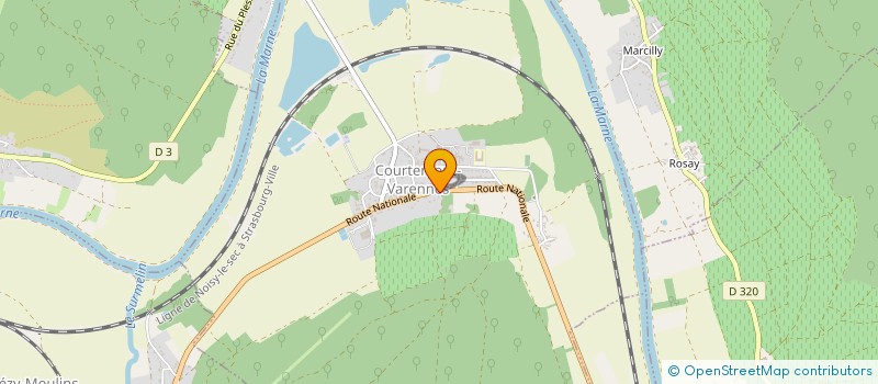 localisation de l'entreprise PYMTECH  COURTEMONT-VARENNES