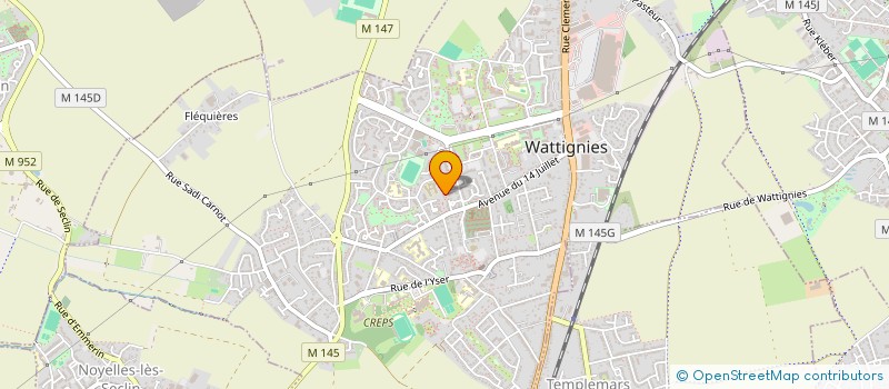 localisation de l'entreprise PYOR  WATTIGNIES