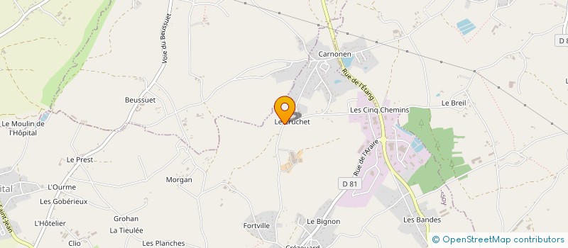 localisation de l'entreprise PYPA à QUESSOY